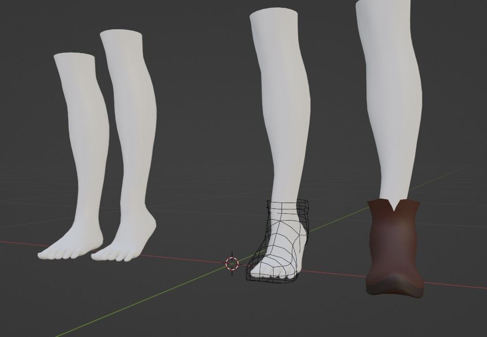 Sims 4 calf shortening technique