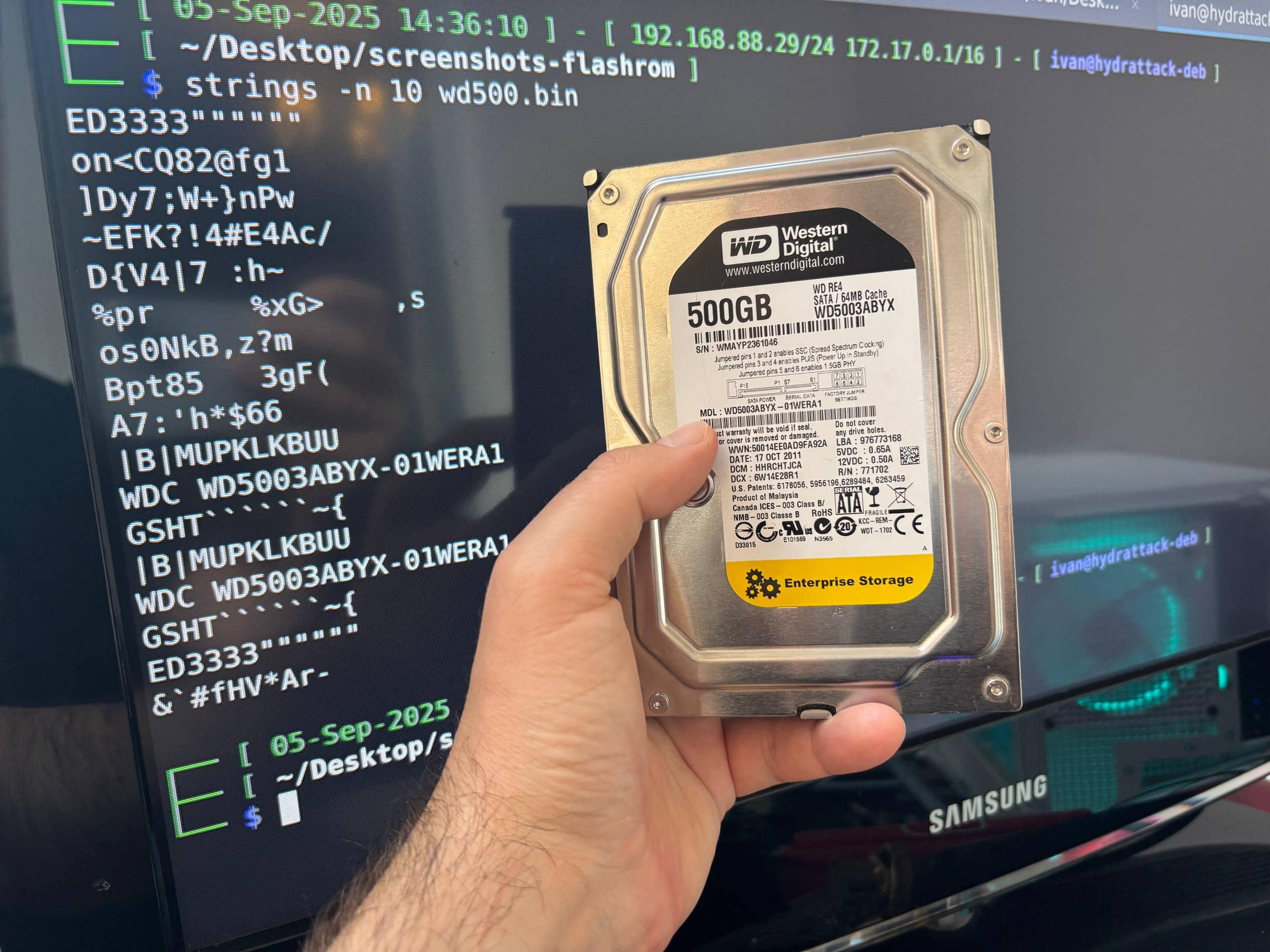 Recovered credentials