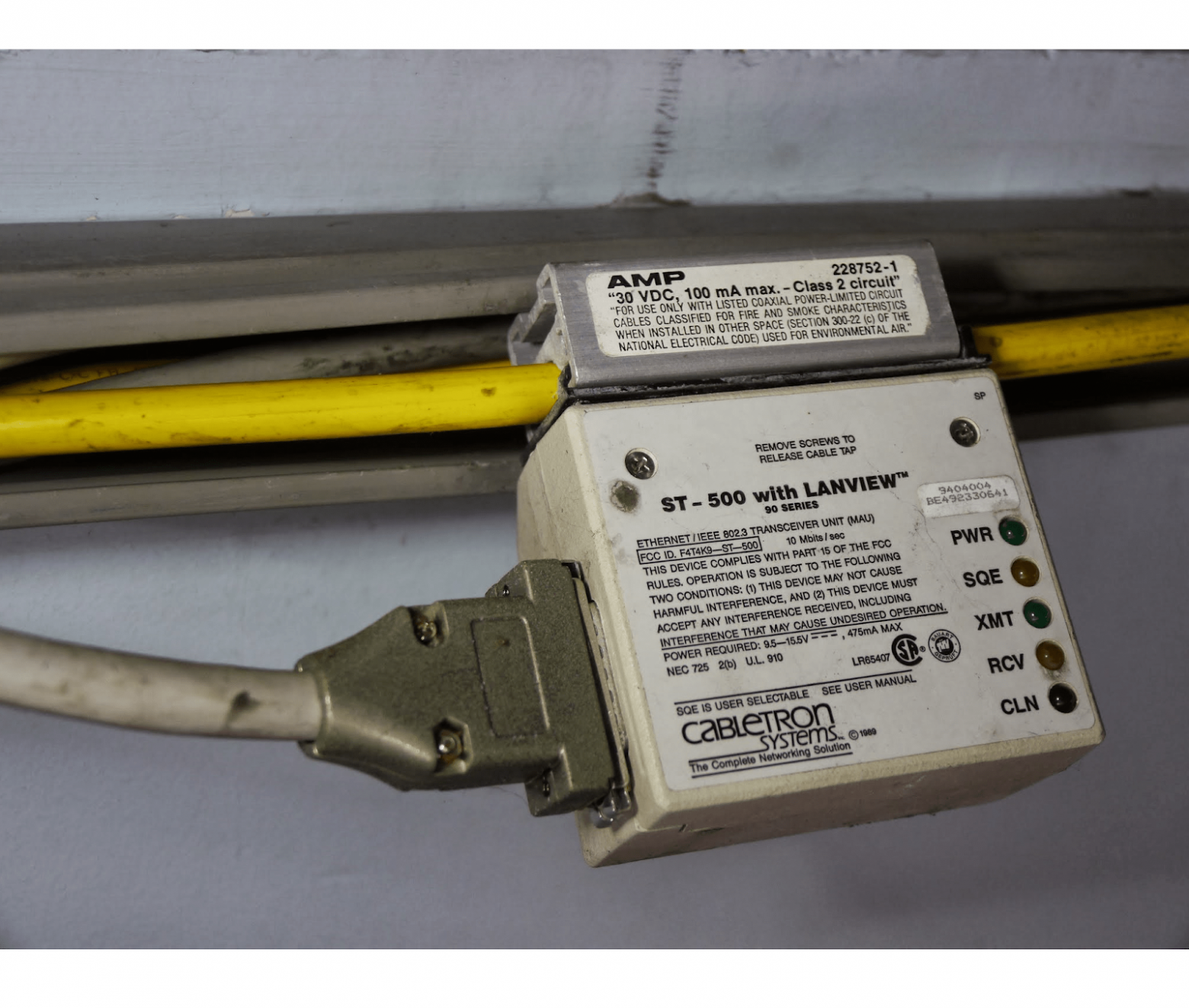 10BASE5, приёмопередатчик Cabletron ST500-02 10BASE5, приёмопередатчик Cabletron ST500-02