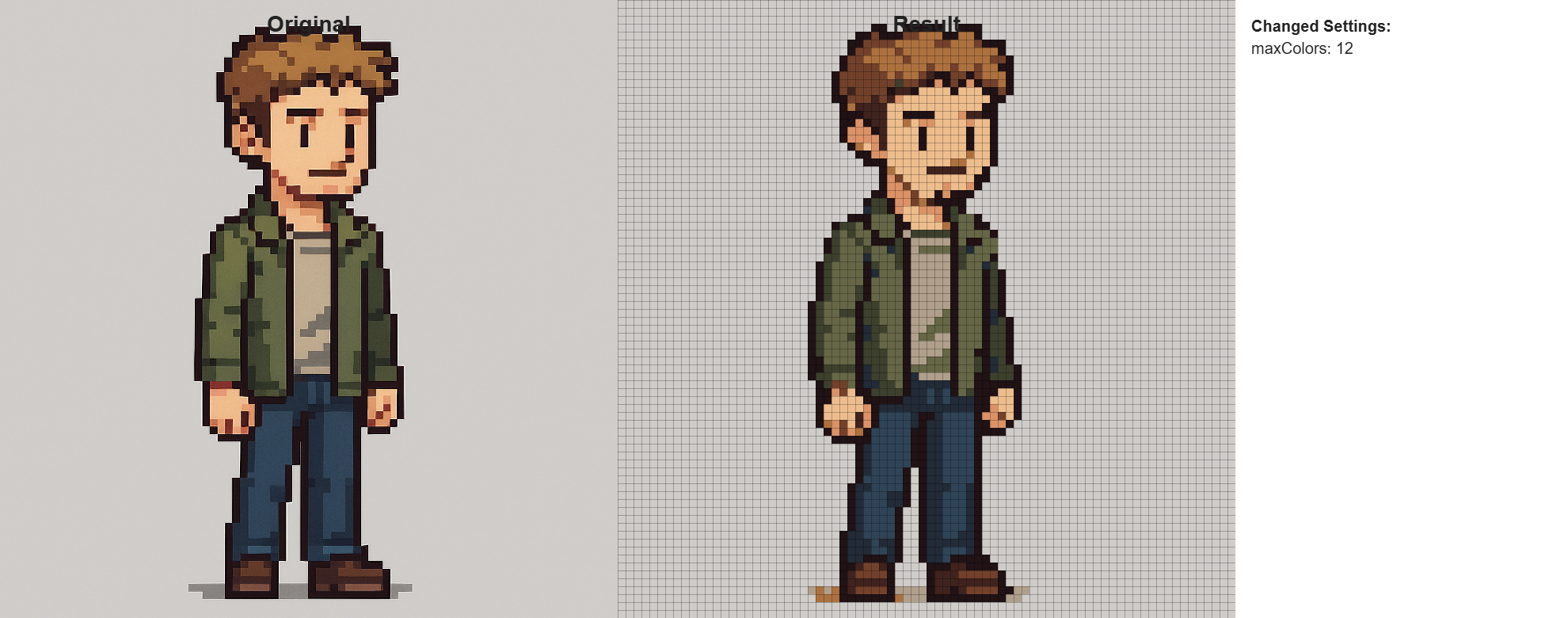 Custom palette example