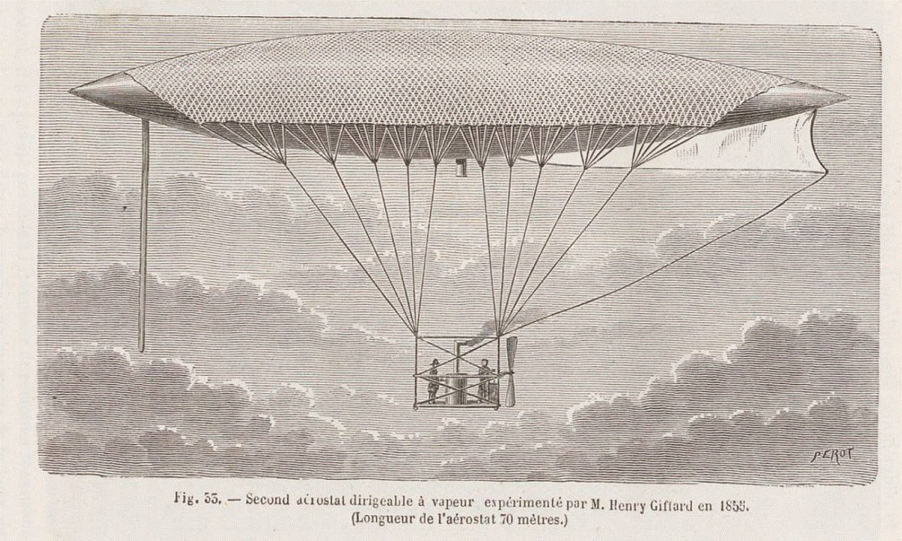 Второй дирижабль Анри Жиффара