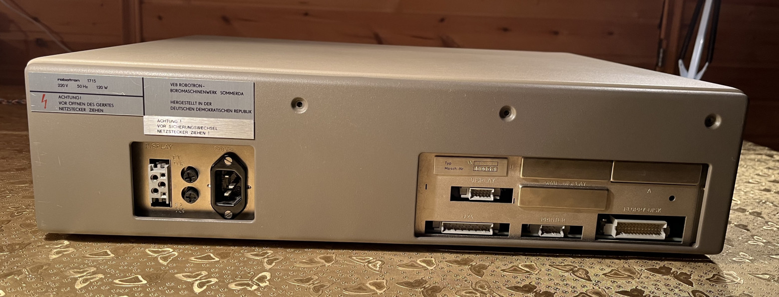 Robotron 1715M overview