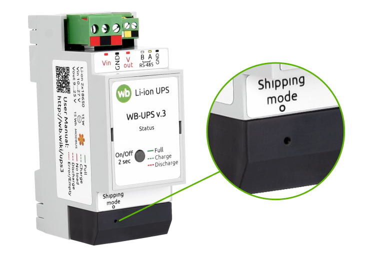 Transport mode button