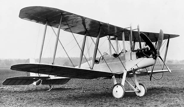 Royal Aircraft Factory B.E.2c, именно эта модель составляла основу сил ночных перехватчиков Британии
