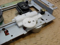 Marker holder attached to gear wheel