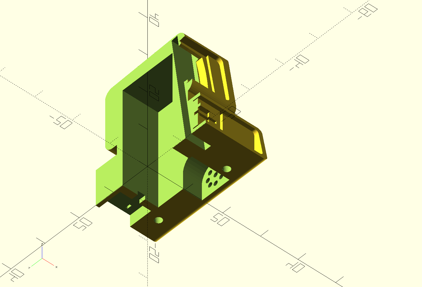 3D model cross-section