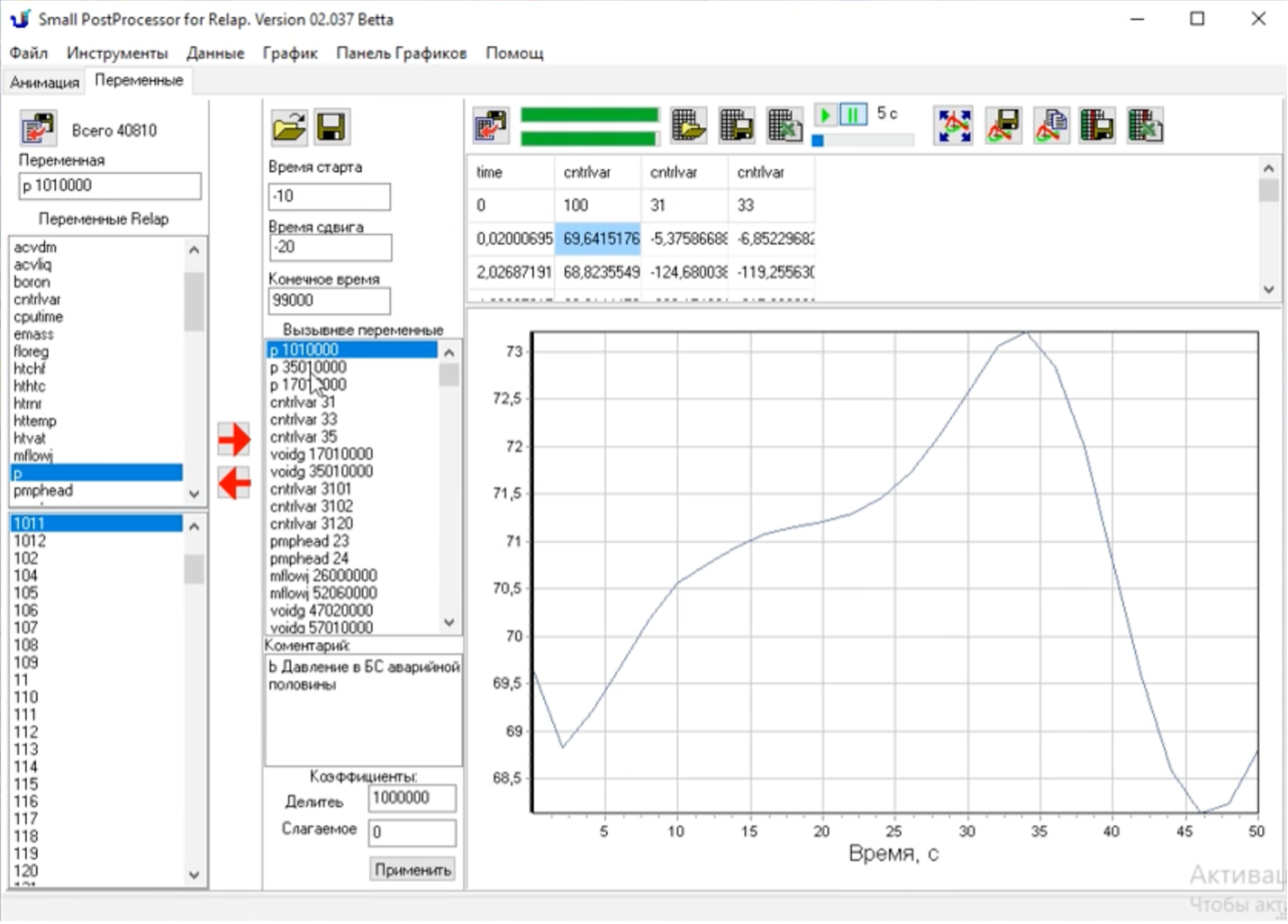 Custom results viewer program