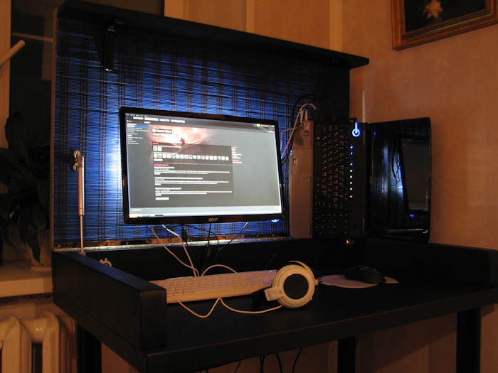 Updated setup with desktop