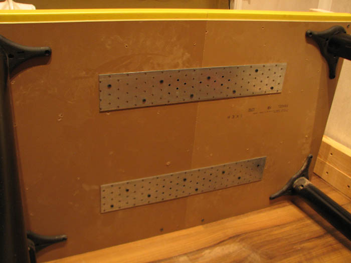 Faux leather upholstery