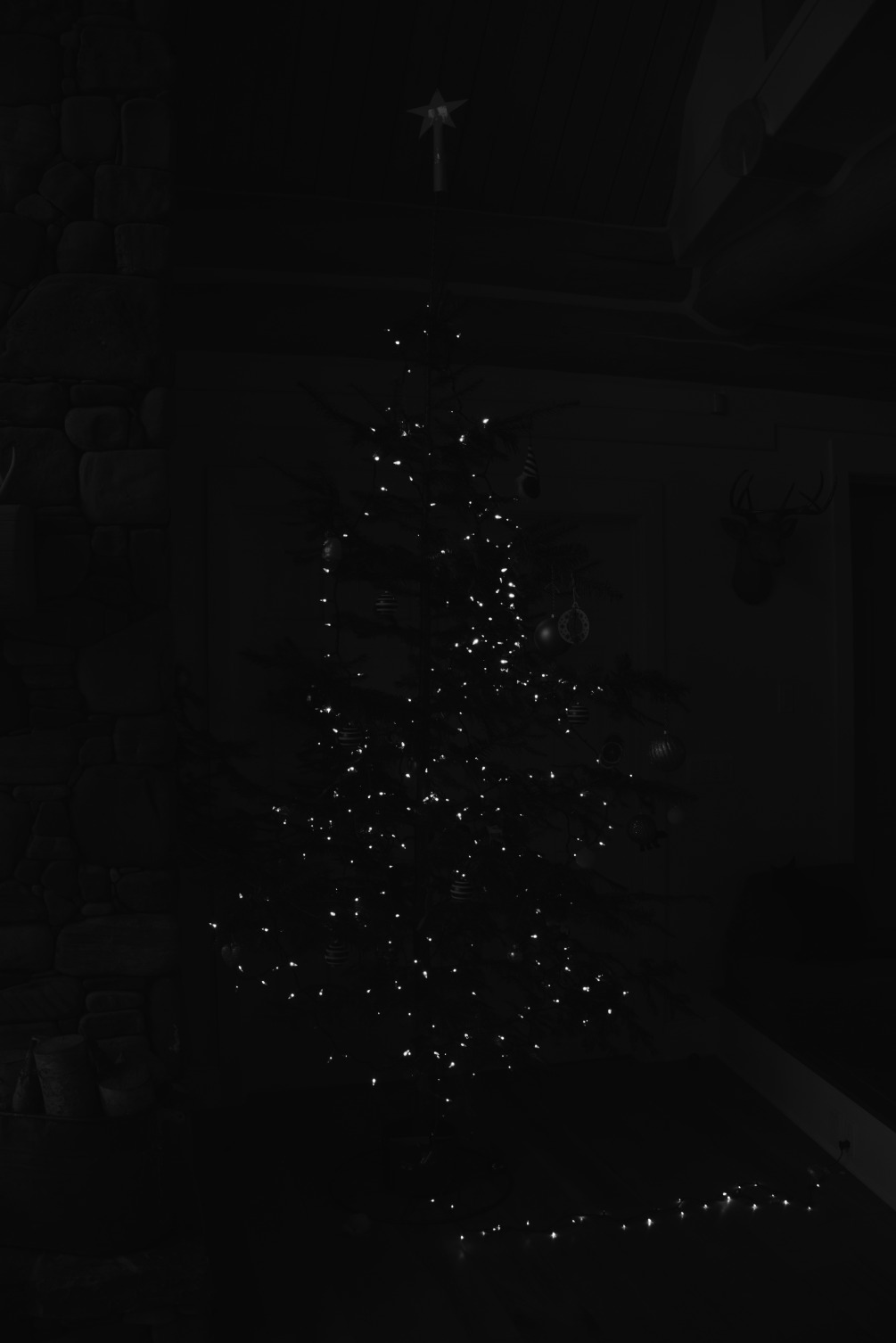 After normalization - visible but monochrome