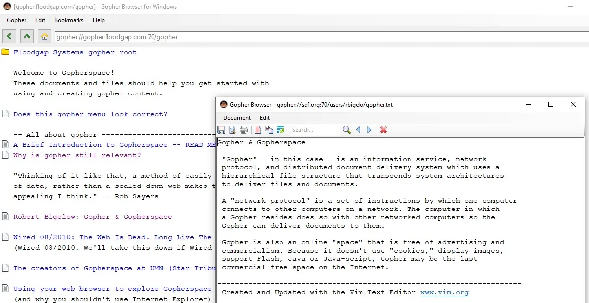 Illustration for What Would the Web Look Like If Gopher Had Won Instead of WWW