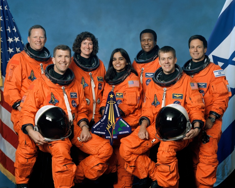Columbia STS-107 crew
