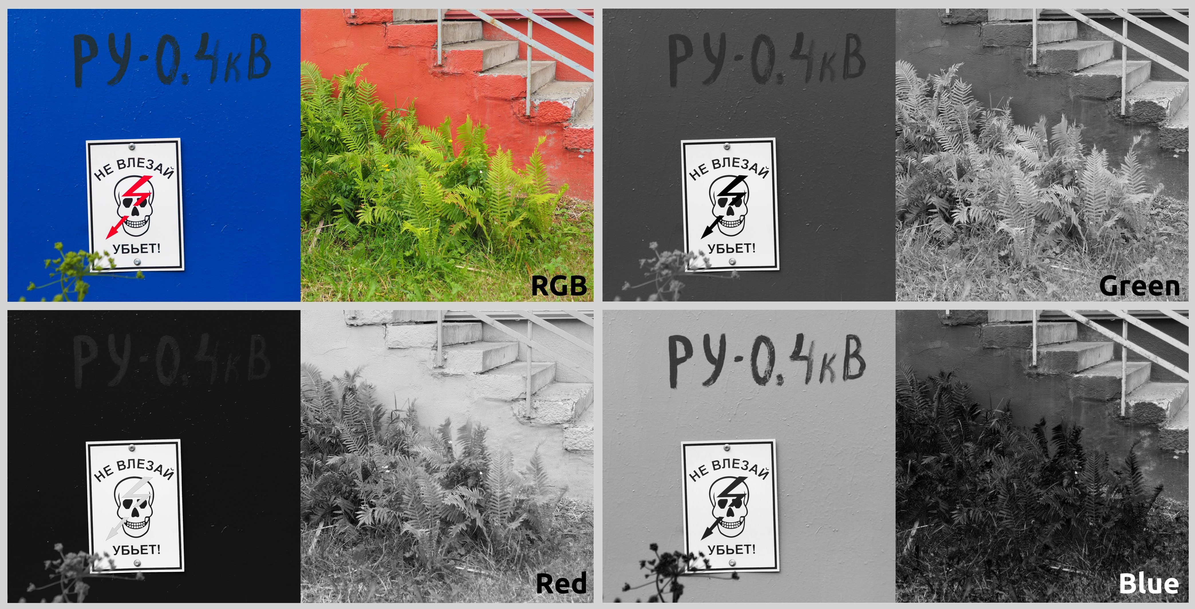 Digital color filter comparison
