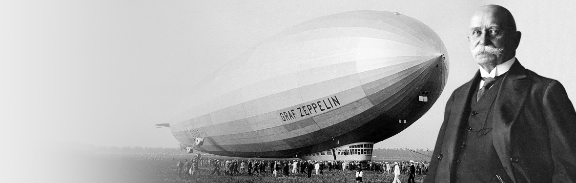 Граф Фердинанд фон Цеппелин, отец немецкого дирижаблестроения, который сделал Германию «империей гигантских дирижаблей»
