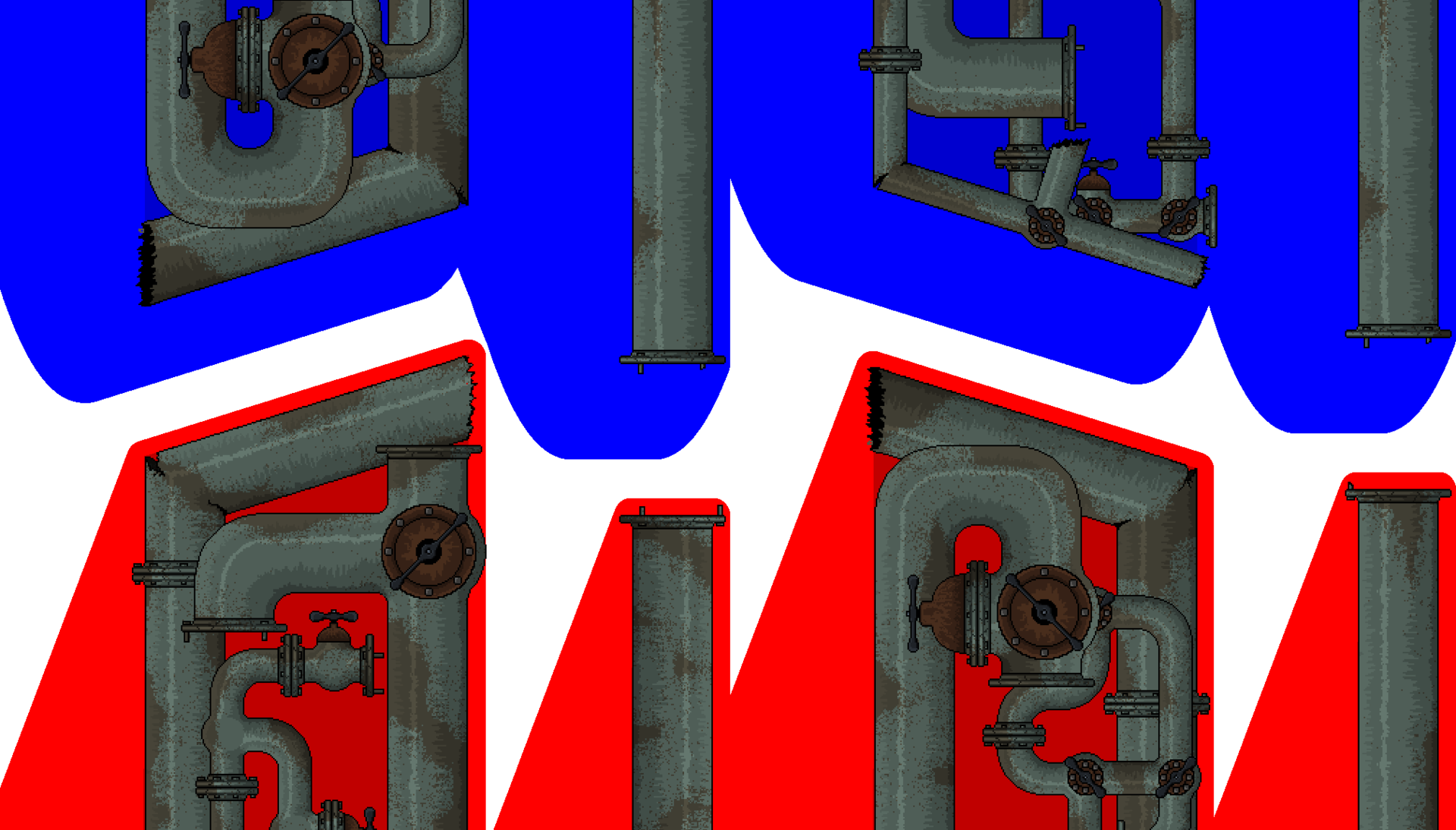 Yellow regions for diagonal obstacles