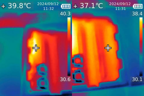 Thermal image of a problematic WB-UPS v.2