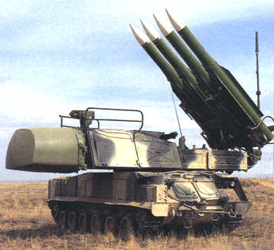 The notorious Soviet 9K37 Buk-M1 SAM system (1979)