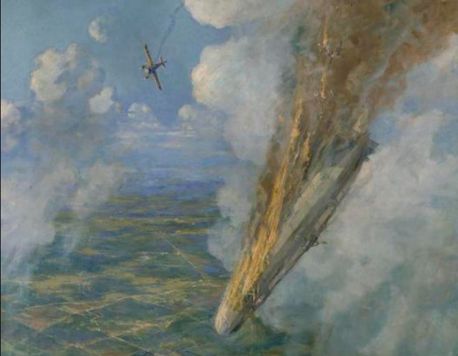Реджинальд Уорнфорд сбивает цеппелин LZ-37