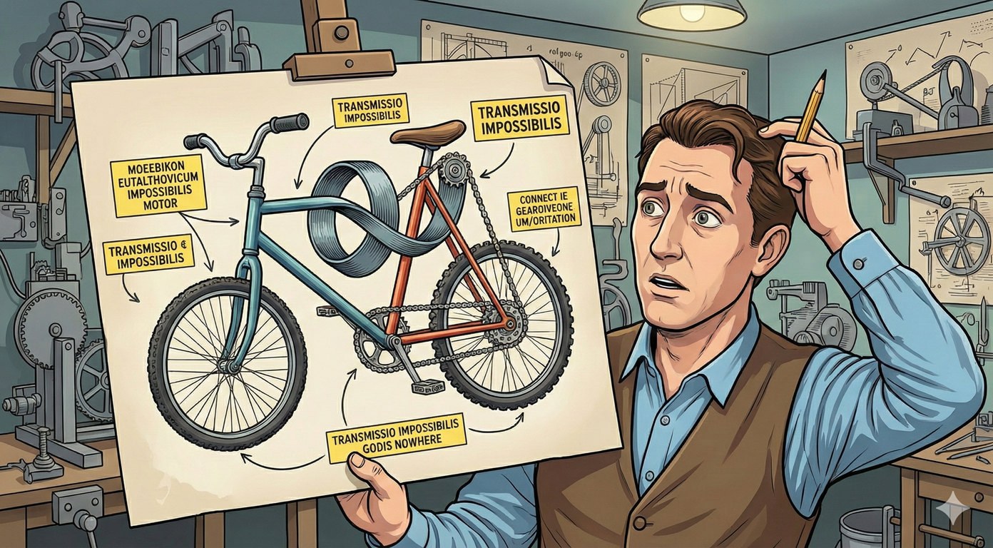 Bicycle diagram experiment