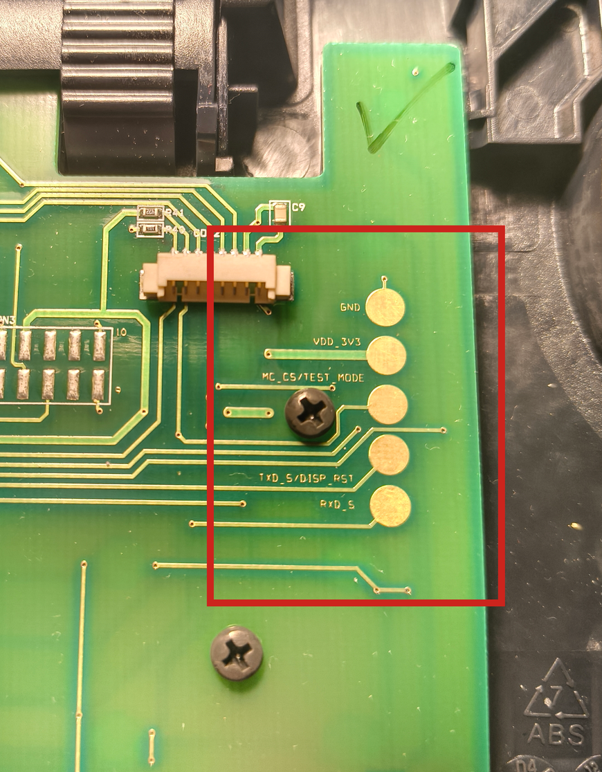 Image on phone display