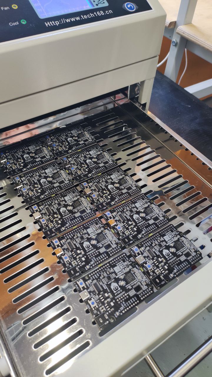 Preparation for IR reflow soldering