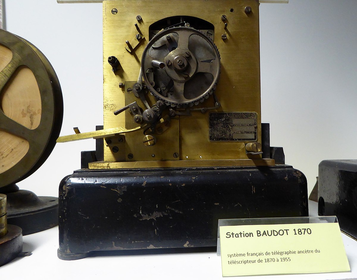 Baudot telegraph apparatus
