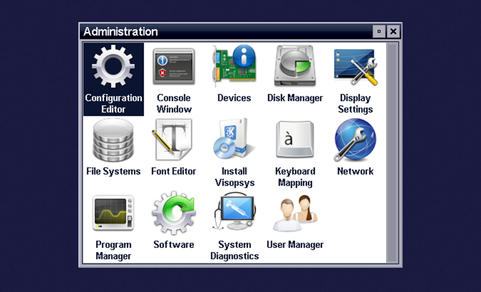 Visopsys administration