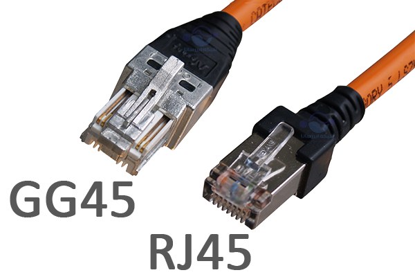 Различия между классическим коннектором RJ45 и GG45 Различия между классическим коннектором RJ45 и GG45
