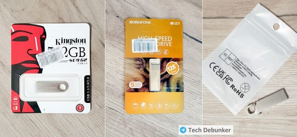 Teardown of Three Popular Fake USB Drives from Marketplaces