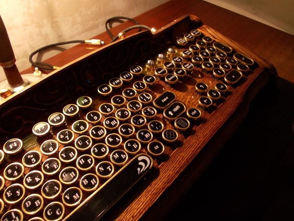 A Keyboard, an Idea, and Two Hands: Building a Steampunk Keyboard from Scratch