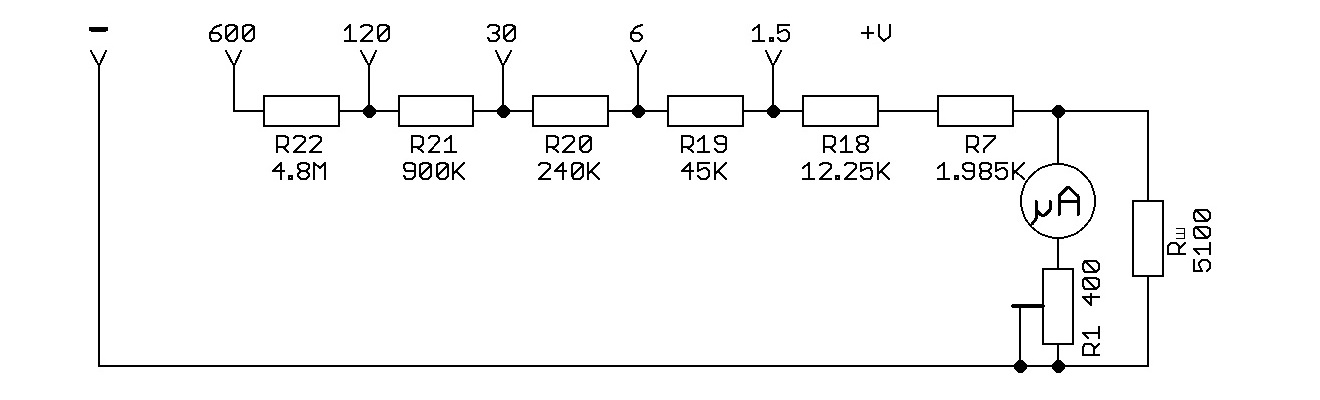 DC voltage measurement circuit