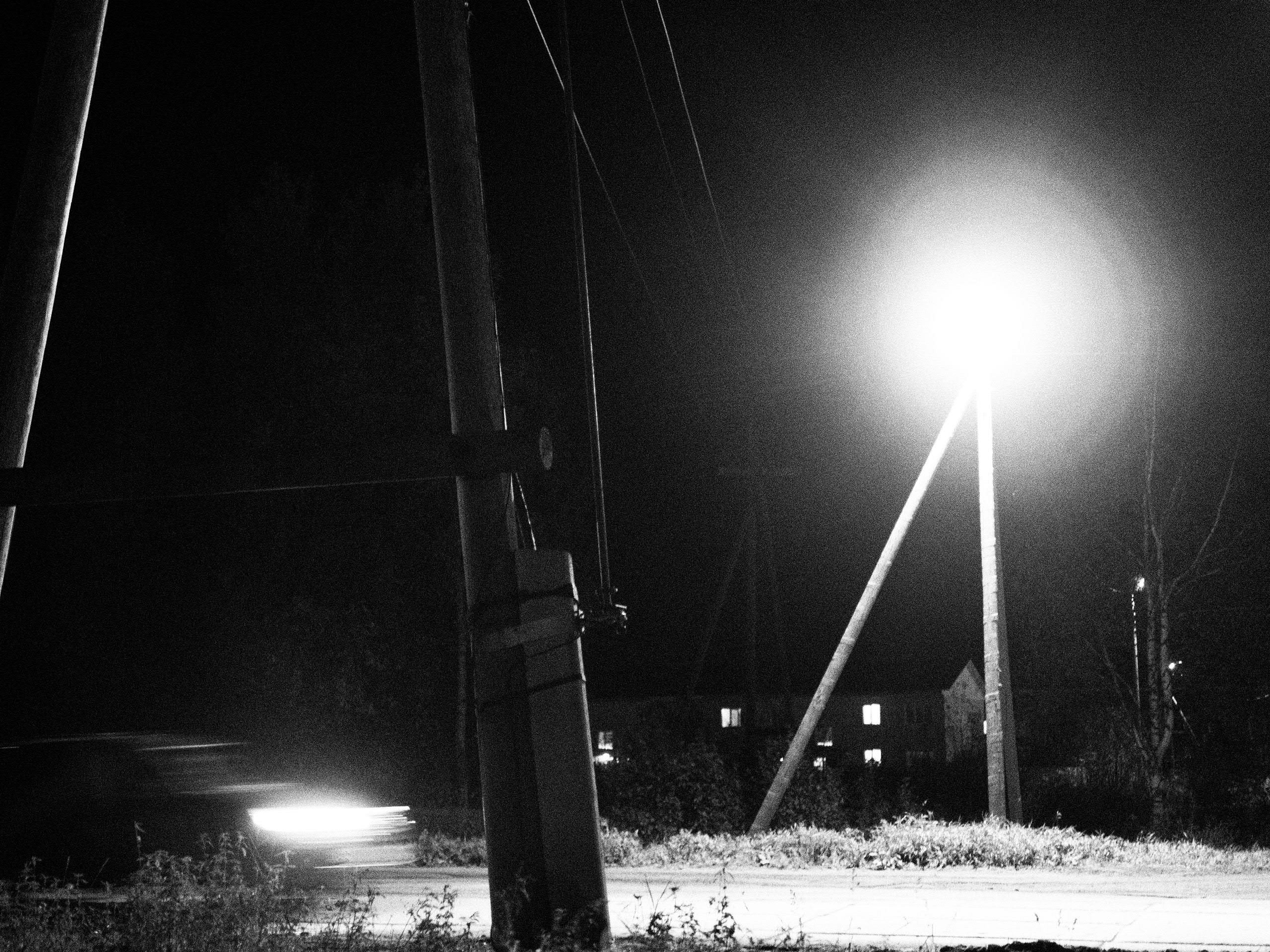 High ISO black and white photo