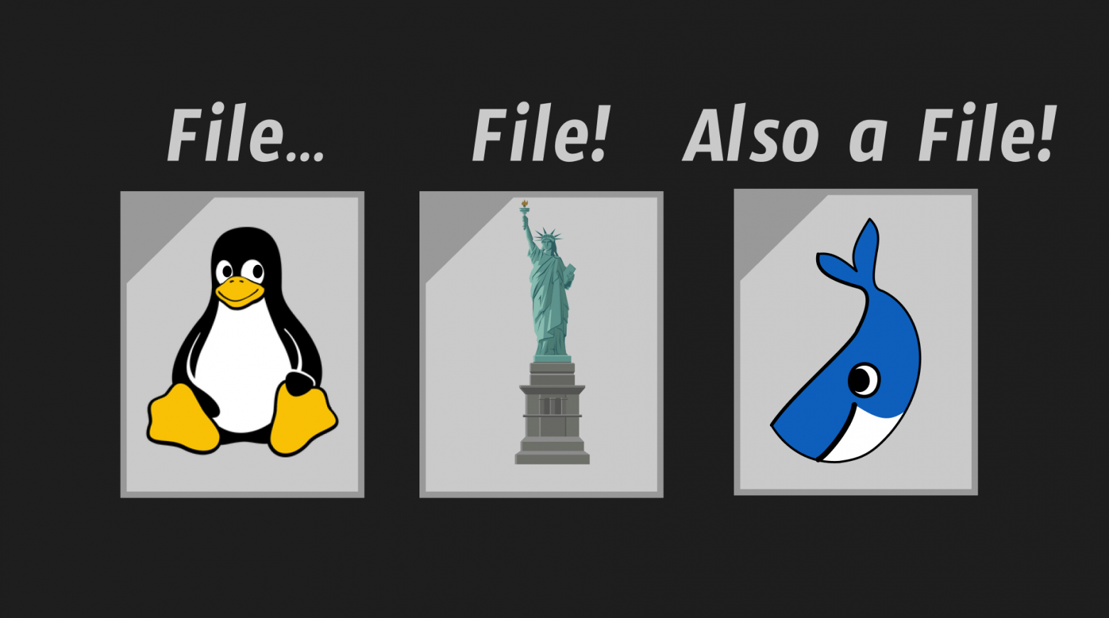 Illustration for Why is “everything is a file” in Linux? Or why UNIX's ingenious abstractions are so ingenious