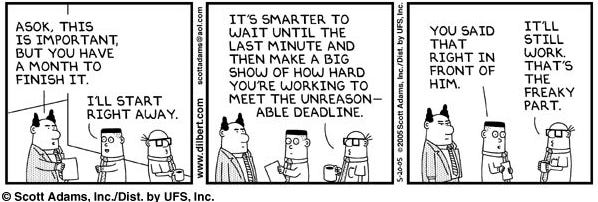 Parkinson's Law illustration